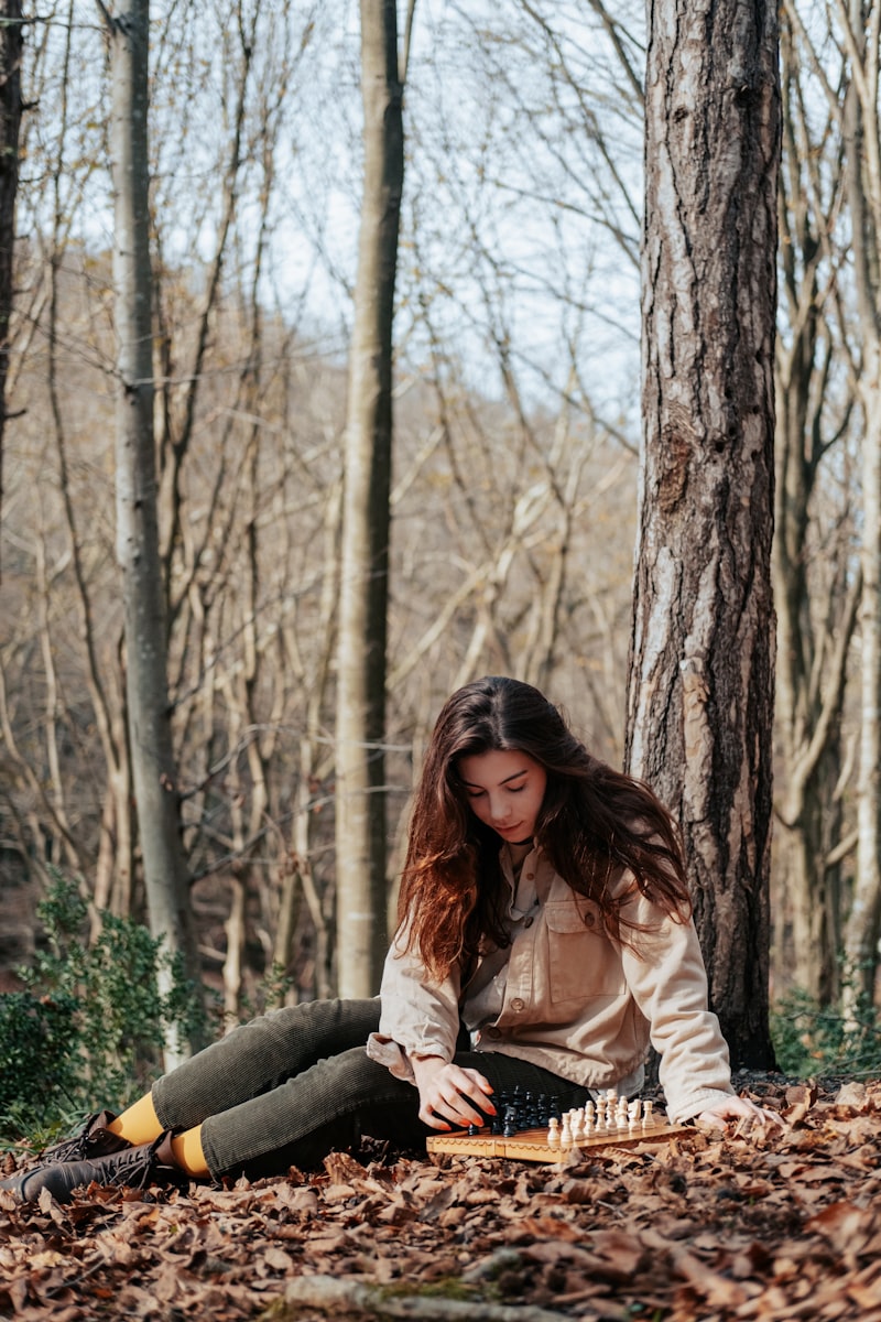 Satranç oynayan çocuklar