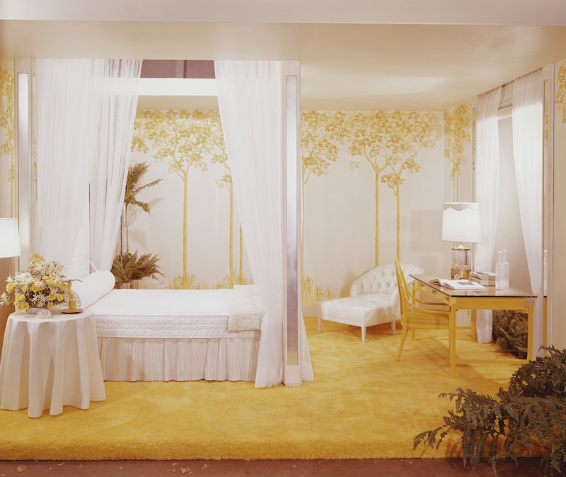 Rahat yatak odası ortamı